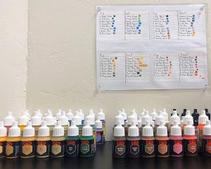 d&d miniature paint station
